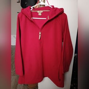 Woolrich Women's Crimson Hooded Sweatshirt